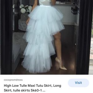 High low tulle skirt. Never worn.